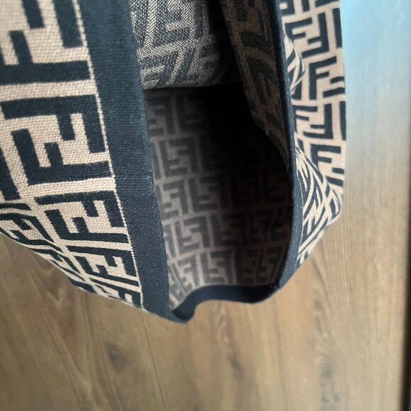 Fendi Brown Forever-FF Knit Dress Throw It On Turn It Up - Picture 5 of 8